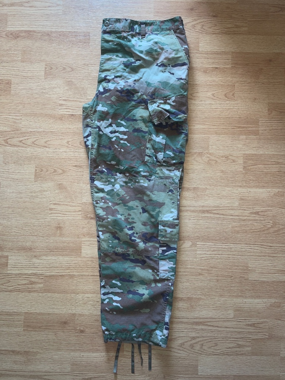 Men’s Military Camouflage Cargo Tactical Button Up Pants Size XXL